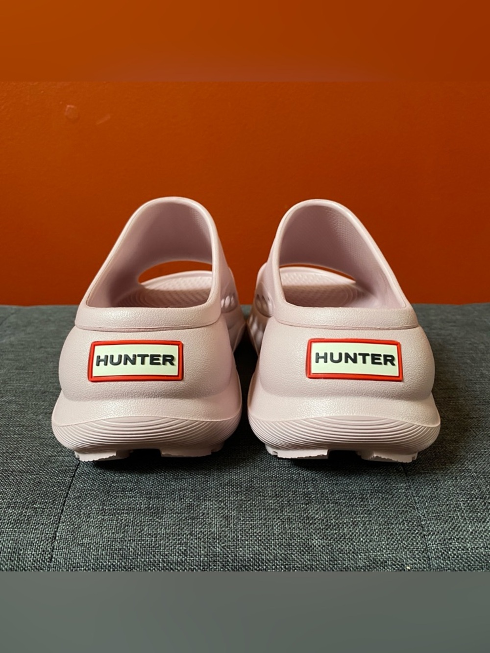 HUNTER Women's Haddie Slip-on Open Toe Casual Sandals Pink Size 7 NEW